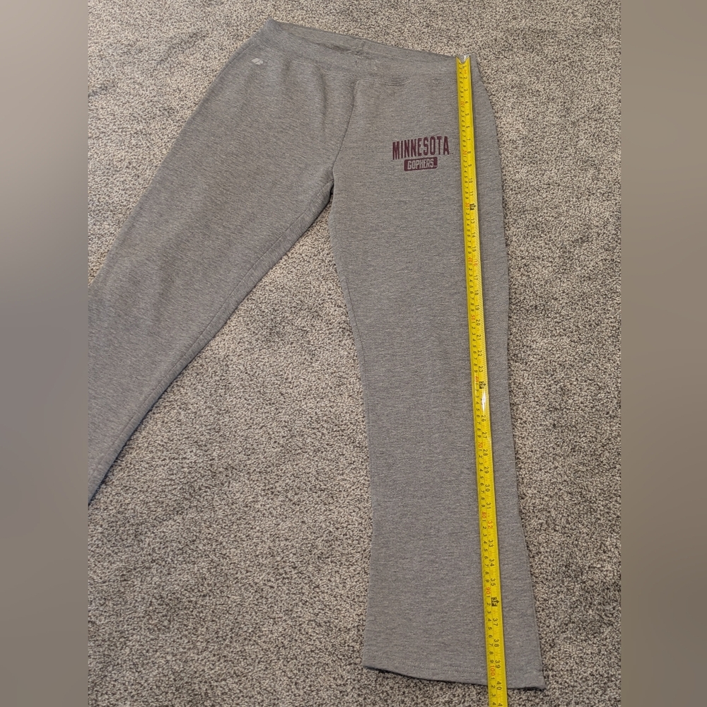 Russell Athletic NCAA College Minnesota Golden Gopher Grey Sweatpants Sz Large - Picture 3 of 13